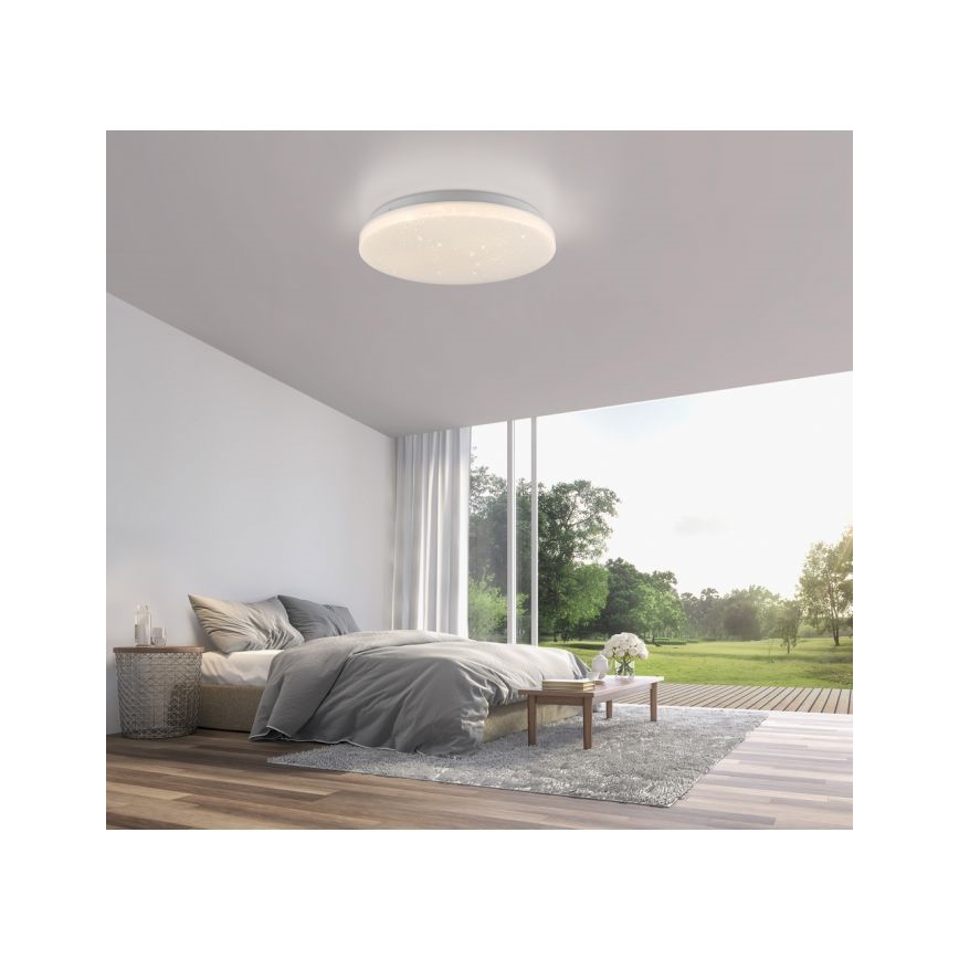JUST LIGHT. 14275-16 - LED Laevalgusti URANUS LED/10W/230V d. 26 cm valge