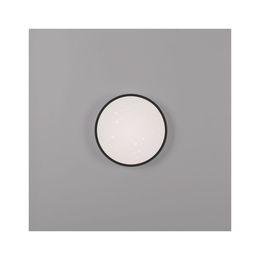 JUST LIGHT. 14293-18 - LED Hämardatav laevalgusti KYLE LED/10W/230V d. 28 cm must