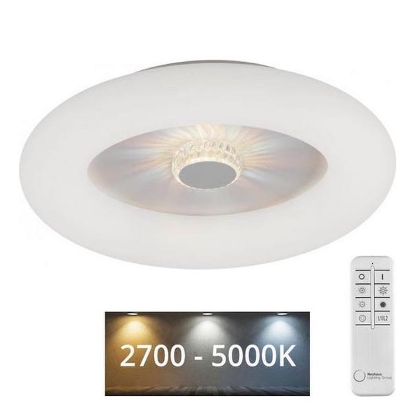 JUST LIGHT. 14383-16 - LED Hämardatav laevalgusti VERTIGO LED/26W/230V 2700-5000K valge + kaugjuhtimispult