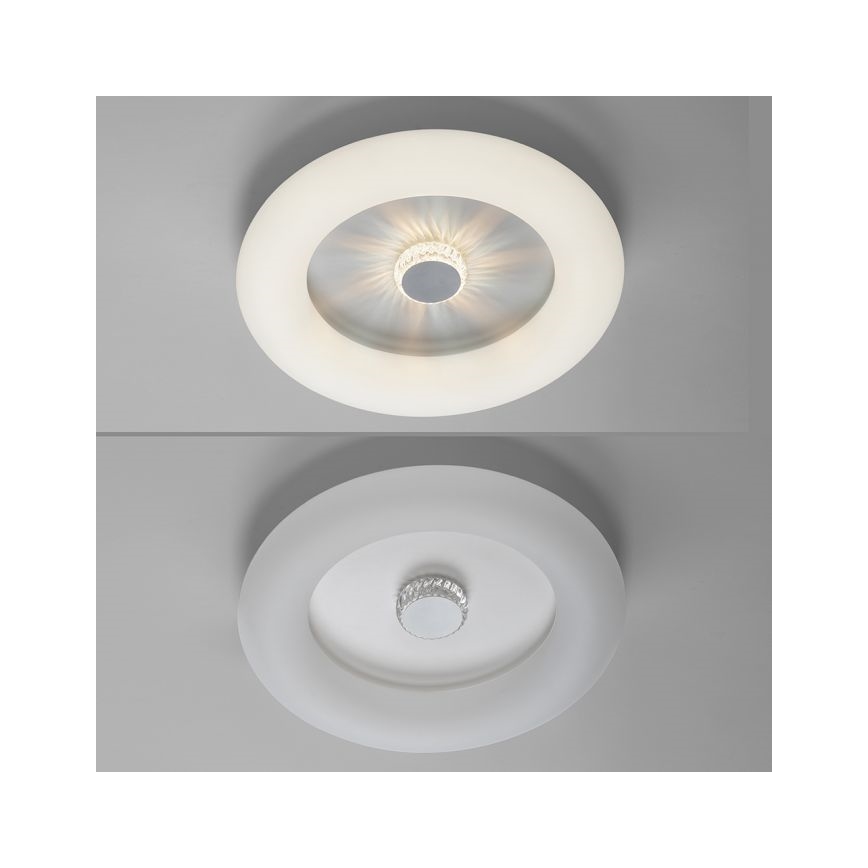 JUST LIGHT. 14383-16 - LED Hämardatav laevalgusti VERTIGO LED/26W/230V 2700-5000K valge + kaugjuhtimispult