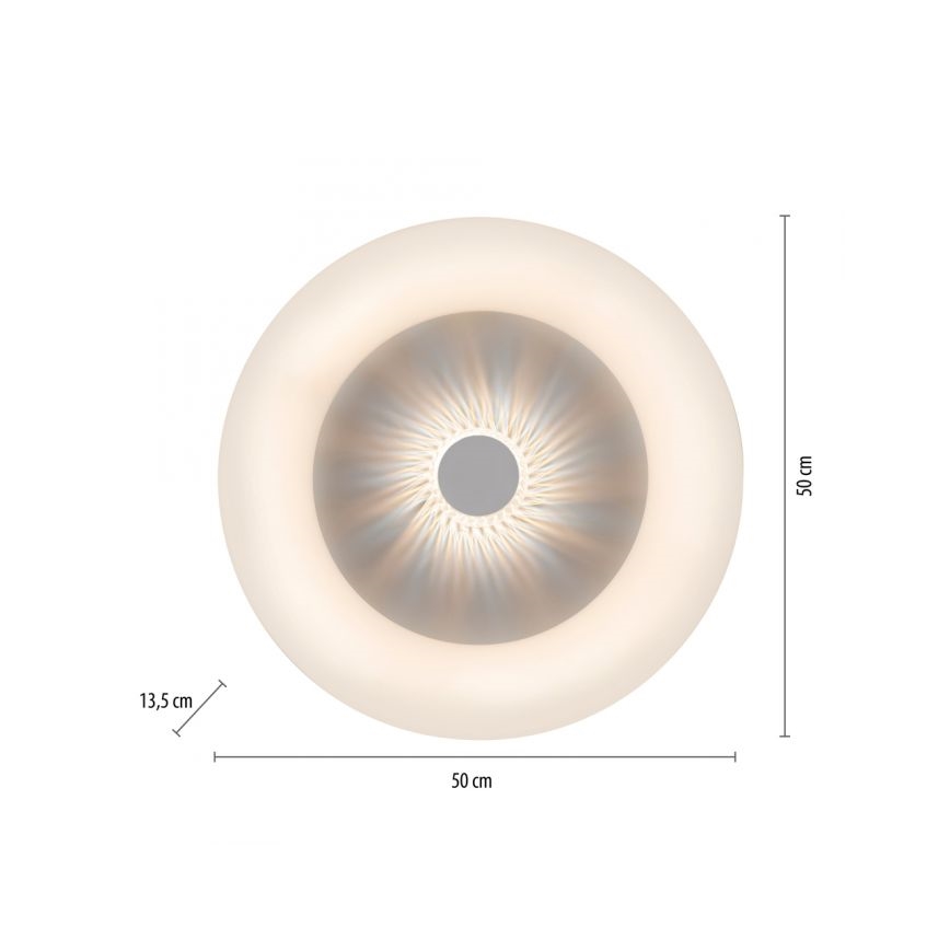 JUST LIGHT. 14383-16 - LED Hämardatav laevalgusti VERTIGO LED/26W/230V 2700-5000K valge + kaugjuhtimispult