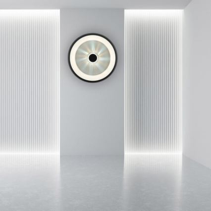 JUST LIGHT. 14384-18 - LED Hämardatav laevalgusti VERTIGO LED/29W/230V 2700-5000K must + kaugjuhtimispult