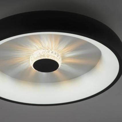 JUST LIGHT. 14384-18 - LED Hämardatav laevalgusti VERTIGO LED/29W/230V 2700-5000K must + kaugjuhtimispult