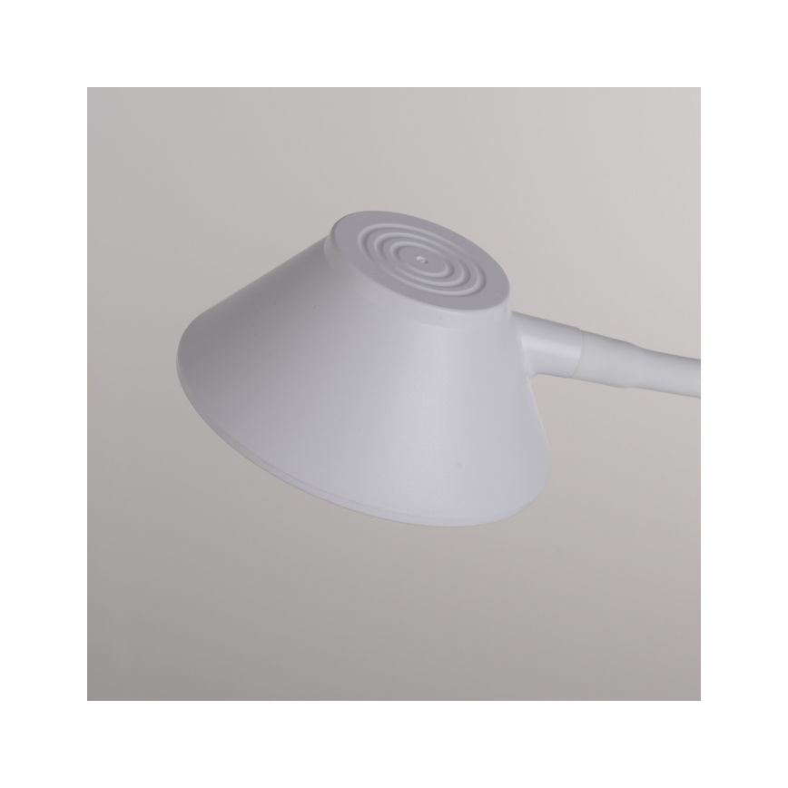JUST LIGHT. 14414-16 - LED dimmerdatav paindlik puutetundlik laualamp traadita laadimisega PUCKI LED/4,5W/230V valge