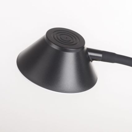JUST LIGHT. 14414-18 - Hämardatav paindlik puutelaudlamp juhtmevaba laadimisega PUCKI LED/4,5W/230V must