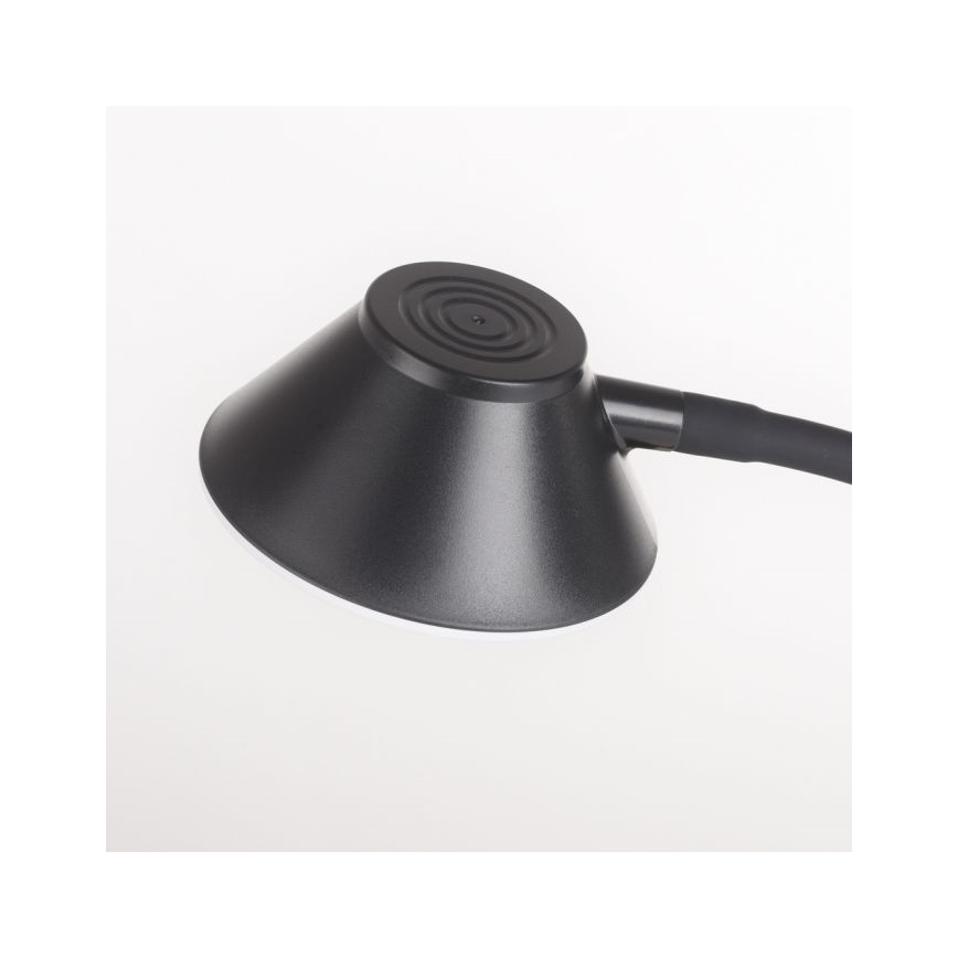 JUST LIGHT. 14414-18 - Hämardatav paindlik puutelaudlamp juhtmevaba laadimisega PUCKI LED/4,5W/230V must