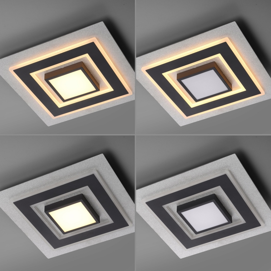 JUST LIGHT. 14439-21 - LED laelamp CICHIO LED/18,5W/230V + LED/9W 40x40 cm must