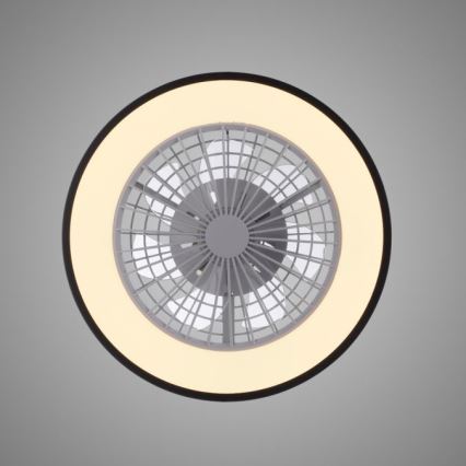 JUST LIGHT. 14447-18 - LED RGBW reguleeritav laeventilaator valgusega LENO LED/44W/230V 3000-6500K läbimõõt 48,6 cm valge + kaugjuhtimispult