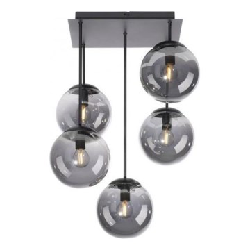 JUST LIGHT. 14602-18 - Ripplühter WIDOW 5xE14/25W/230V must