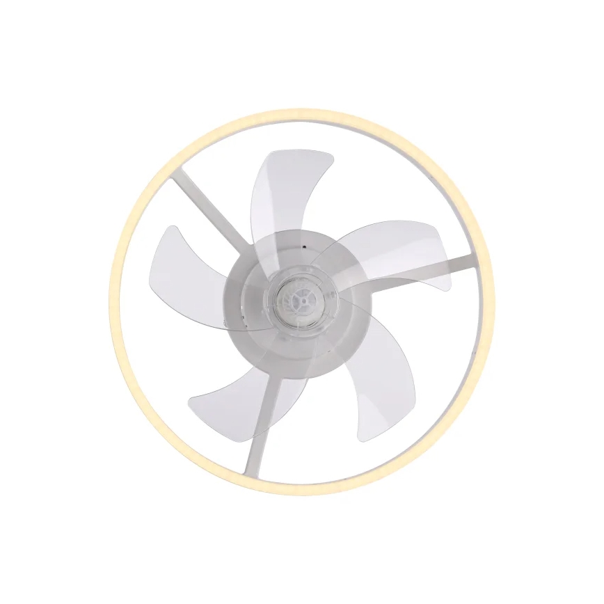 LIHTSALT VALGUS. 14624-16 - LED-hämardatav laeventilaator valgusega RITA LED/22W/230V 3000-6000K läbimõõt 50 cm valge + kaugjuhtimispult