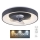 JUST LIGHT. 14644-18 - LED Hämardatav laeventilaator valgustiga VENIKA LED/36W/230V d. 48,6 cm 2700-5000K + kaugjuhtimispult