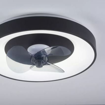 JUST LIGHT. 14644-18 - LED Hämardatav laeventilaator valgustiga VENIKA LED/36W/230V d. 48,6 cm 2700-5000K + kaugjuhtimispult