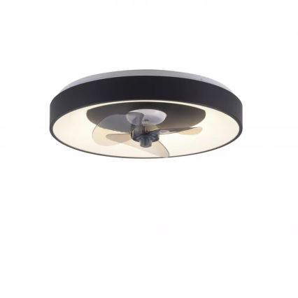 JUST LIGHT. 14644-18 - LED Hämardatav laeventilaator valgustiga VENIKA LED/36W/230V d. 48,6 cm 2700-5000K + kaugjuhtimispult