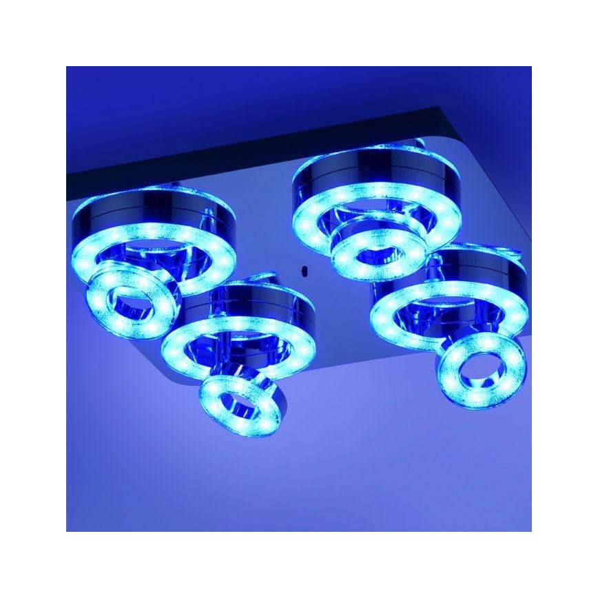 JUST LIGHT. 14662-17 - LED RGBW Hämardatav kohtvalgusti TIM LOLASMART 4xLED/5,9/230V 2700-5000K + kaugjuhtimispult