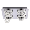 JUST LIGHT. 14662-17 - LED RGBW Hämardatav kohtvalgusti TIM LOLASMART 4xLED/5,9/230V 2700-5000K + kaugjuhtimispult