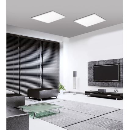 JUST LIGHT. 14681-16 - LED RGB Hämardatav pinnale kinnitatav valguspaneel LOLA FLAT LED/28W/230V 2700-5000K + kaugjuhtimispult