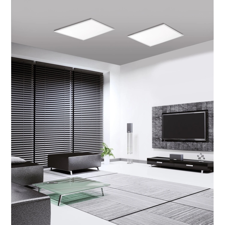 JUST LIGHT. 14681-16 - LED RGB Hämardatav pinnale kinnitatav valguspaneel LOLA FLAT LED/28W/230V 2700-5000K + kaugjuhtimispult