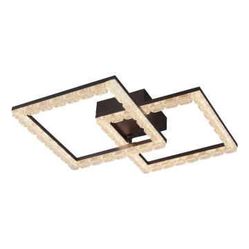 JUST LIGHT. 14732-18 - LED laelamp GLITRA LED/17,5W/230V 37,6x37,6 cm must