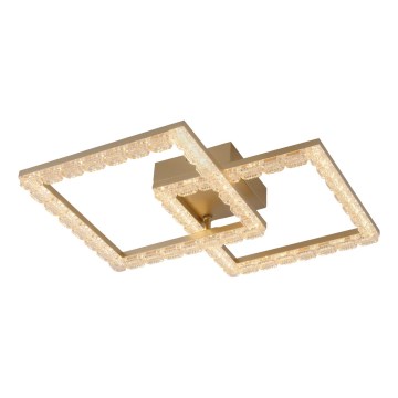 JUST LIGHT. 14732-60 - LED laelamp GLITRA LED/17,5W/230V 37,6x37,6 cm kuldne