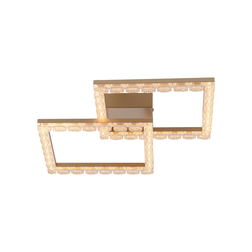 JUST LIGHT. 14732-60 - LED laelamp GLITRA LED/17,5W/230V 37,6x37,6 cm kuldne