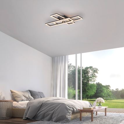 JUST LIGHT. 14733-18 - LED laelamp GLITRA LED/35W/230V 57x72 cm must