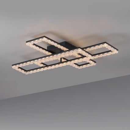 JUST LIGHT. 14733-18 - LED laelamp GLITRA LED/35W/230V 57x72 cm must