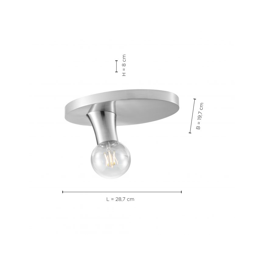 JUST LIGHT. 14777-55 - Laevalgusti TURN ME 1xE27/60W/230V matt kroom