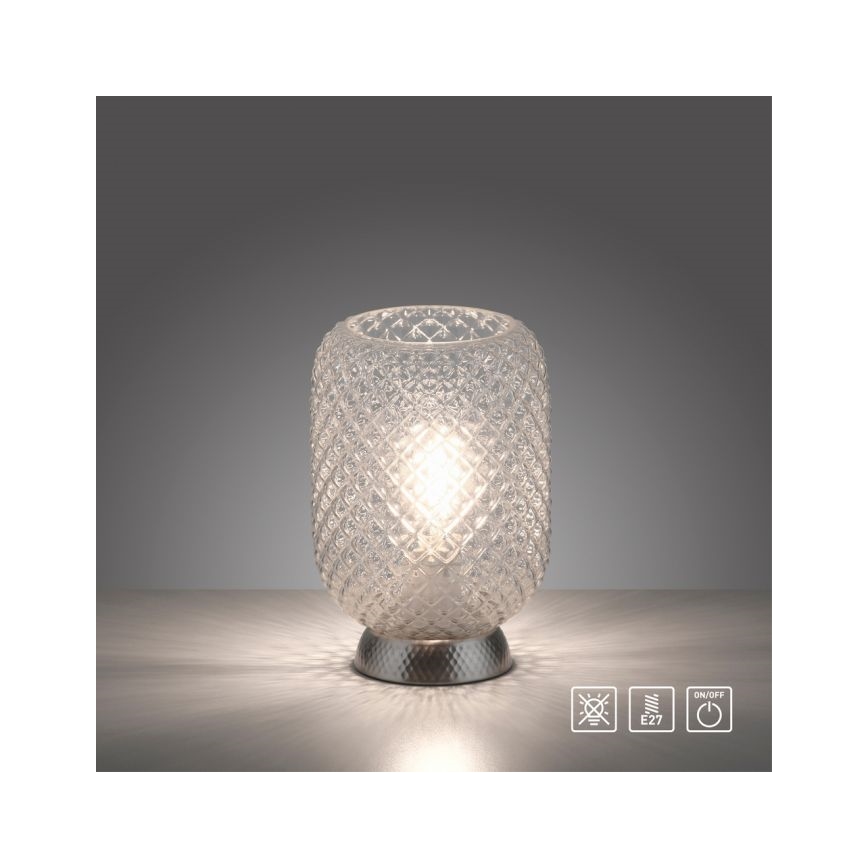 JUST LIGHT. 14906-55 - Laualamp REISHI 1xE27/40W/230V matt kroom