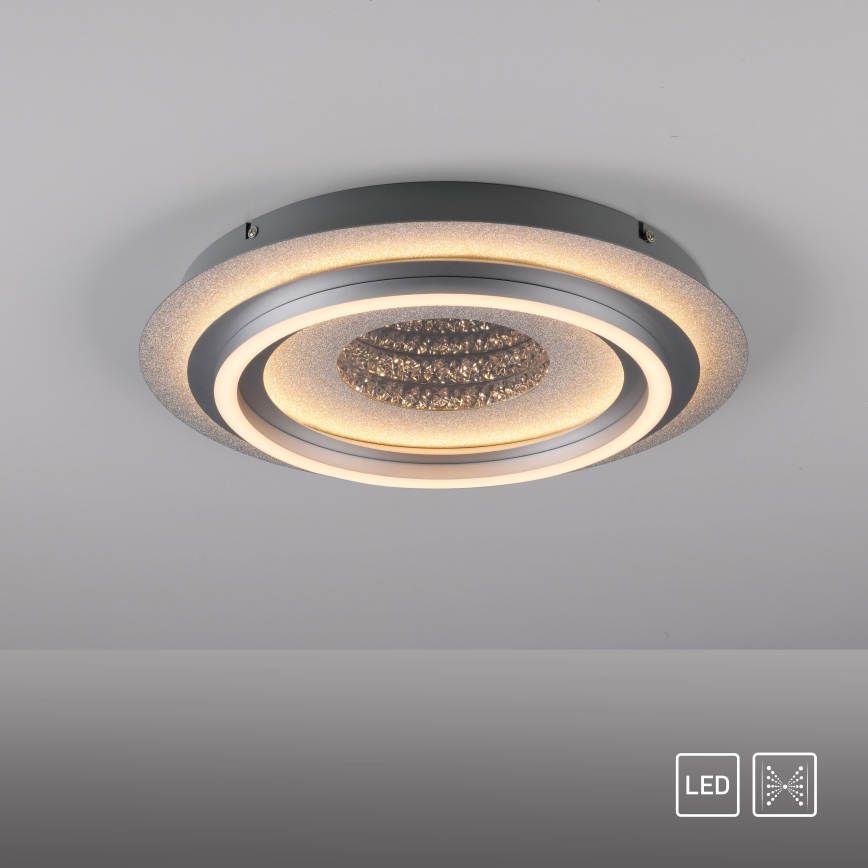 JUST LIGHT. 15089-21 - LED-laelamp CICHIO LED/36W/230V läbimõõt 40 cm mattkroom