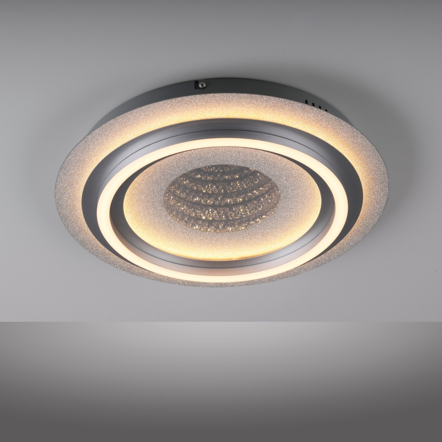 JUST LIGHT. 15089-21 - LED-laelamp CICHIO LED/36W/230V läbimõõt 40 cm mattkroom