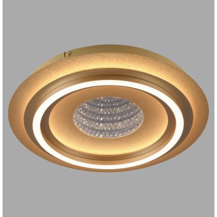 JUST LIGHT. 15089-60 - LED laelamp CICHIO LED/36W/230V läbimõõt 40 cm kuldne