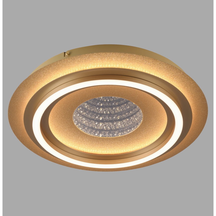 JUST LIGHT. 15089-60 - LED laelamp CICHIO LED/36W/230V läbimõõt 40 cm kuldne