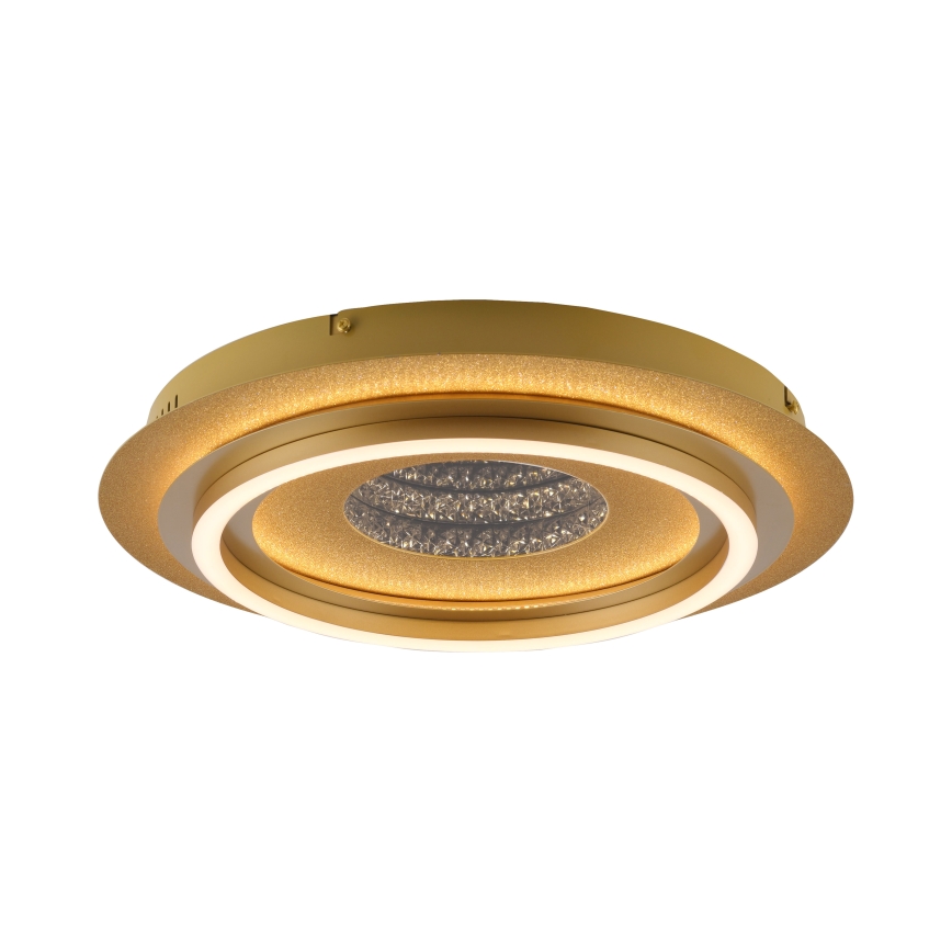 JUST LIGHT. 15089-60 - LED laelamp CICHIO LED/36W/230V läbimõõt 40 cm kuldne