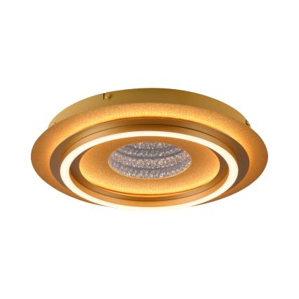 JUST LIGHT. 15089-60 - LED laelamp CICHIO LED/36W/230V läbimõõt 40 cm kuldne