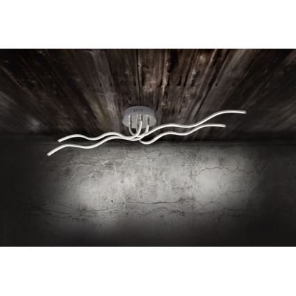 JUST LIGHT. 15126-55 - LED Pinnale kinnitatav lühter WAVE LED/29,4W/230V matt kroom