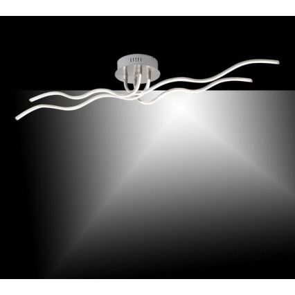 JUST LIGHT. 15126-55 - LED Pinnale kinnitatav lühter WAVE LED/29,4W/230V matt kroom