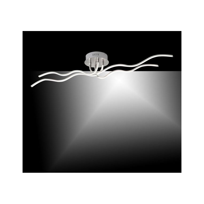 JUST LIGHT. 15126-55 - LED Pinnale kinnitatav lühter WAVE LED/29,4W/230V matt kroom