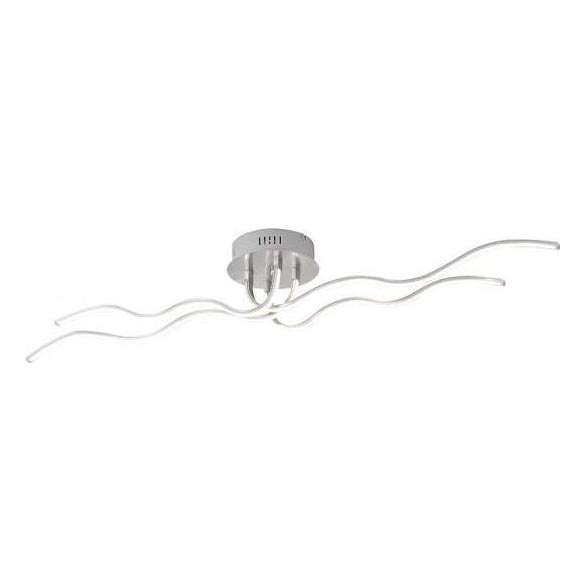 JUST LIGHT. 15126-55 - LED Pinnale kinnitatav lühter WAVE LED/29,4W/230V matt kroom