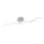 JUST LIGHT. 15126-55 - LED Pinnale kinnitatav lühter WAVE LED/29,4W/230V matt kroom