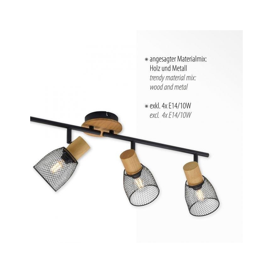 JUST LIGHT. 15194-79 - Kohtvalgusti TAMIS 4xE14/10W/230V