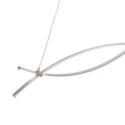 JUST LIGHT. 15382-55 - LED Lühter MAJA 2xLED/8,4W/230V matt kroom