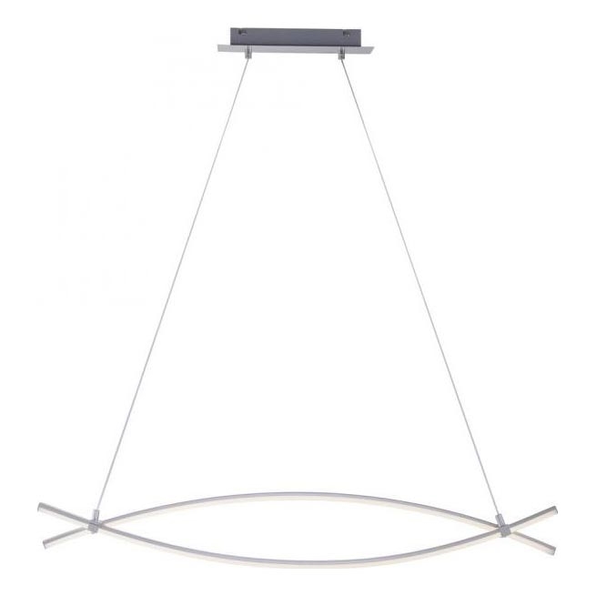 JUST LIGHT. 15382-55 - LED Lühter MAJA 2xLED/8,4W/230V matt kroom