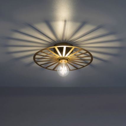 JUST LIGHT. 15635-60 - Laevalgusti SPIKE 1xE27/40W/230V d. 30 cm messing