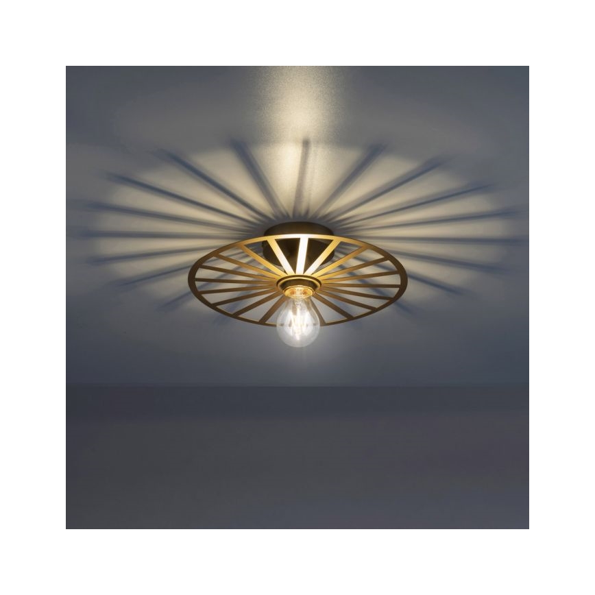 JUST LIGHT. 15635-60 - Laevalgusti SPIKE 1xE27/40W/230V d. 30 cm messing