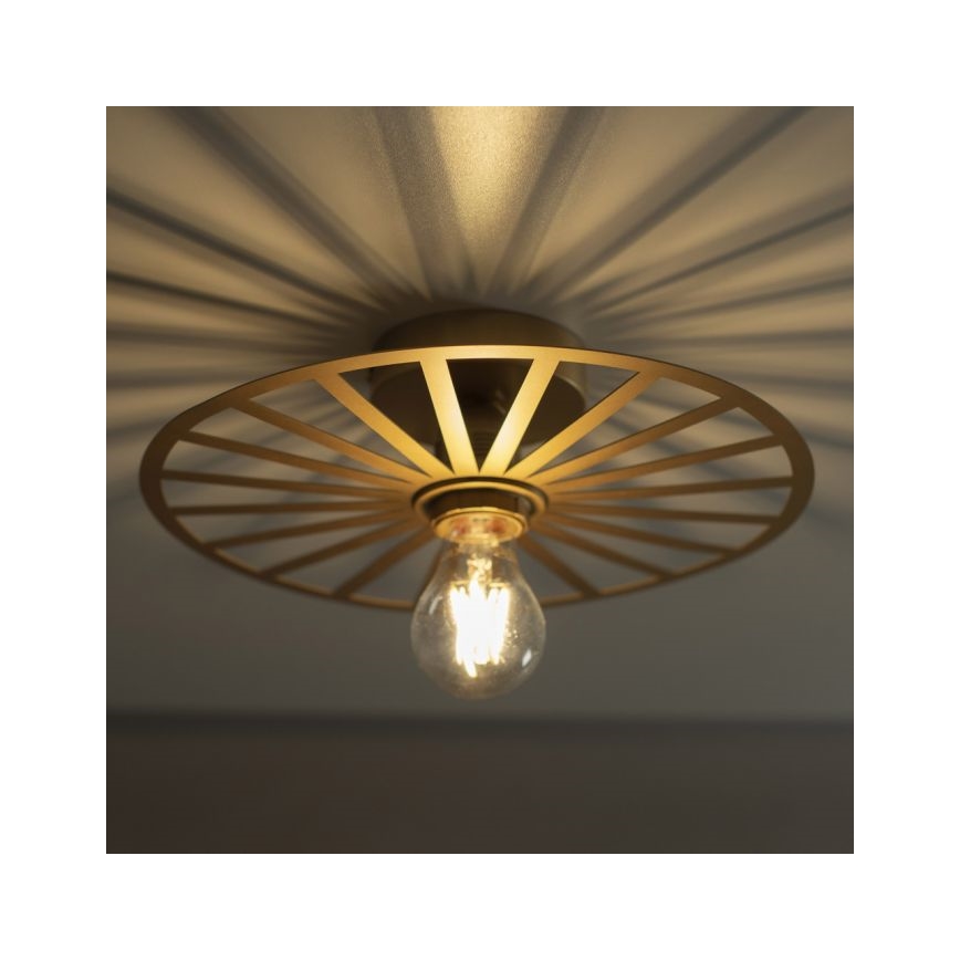 JUST LIGHT. 15635-60 - Laevalgusti SPIKE 1xE27/40W/230V d. 30 cm messing