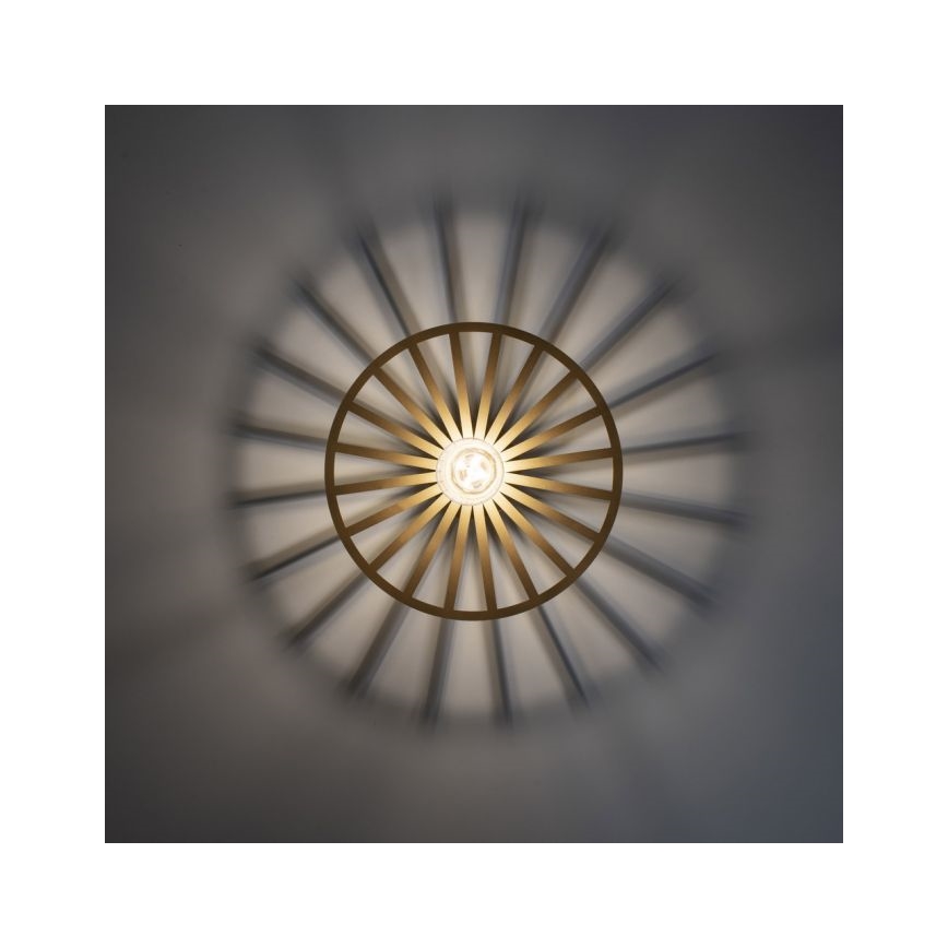 JUST LIGHT. 15635-60 - Laevalgusti SPIKE 1xE27/40W/230V d. 30 cm messing
