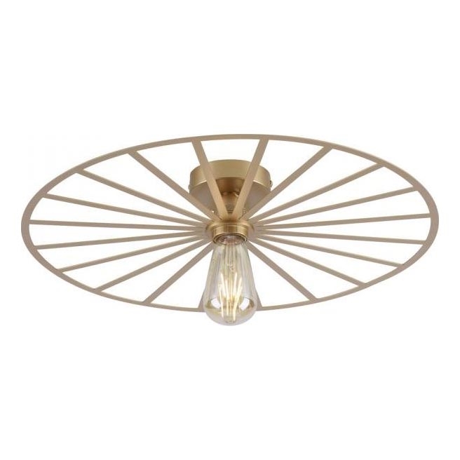 JUST LIGHT. 15636-60 - Laevalgusti SPIKE 1xE27/40W/230V d. 50 cm messing