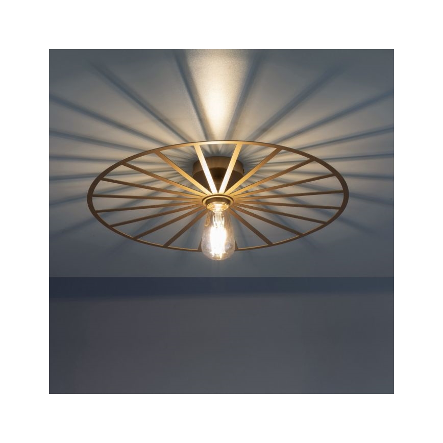 JUST LIGHT. 15636-60 - Laevalgusti SPIKE 1xE27/40W/230V d. 50 cm messing