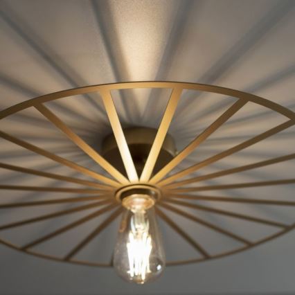 JUST LIGHT. 15636-60 - Laevalgusti SPIKE 1xE27/40W/230V d. 50 cm messing