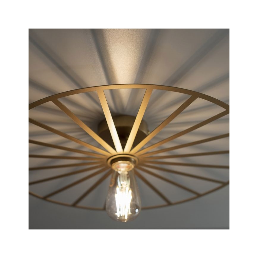 JUST LIGHT. 15636-60 - Laevalgusti SPIKE 1xE27/40W/230V d. 50 cm messing